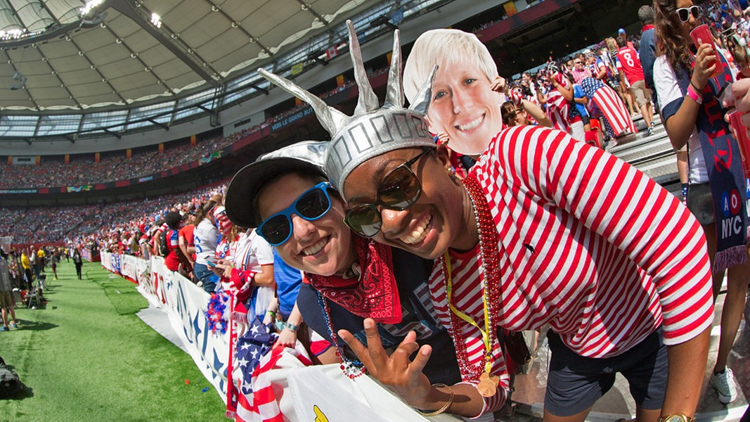 Amerikanische Fans beim WM-Finale