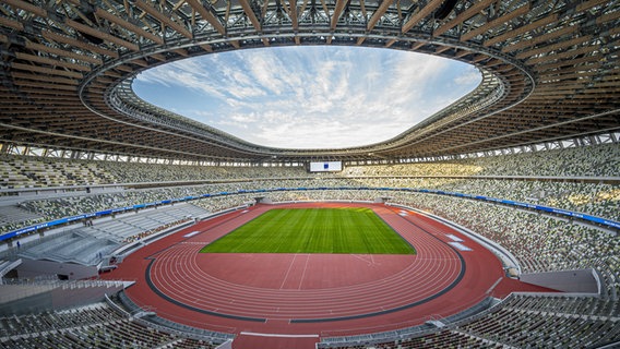 Blick in das Nationalstadion von Tokio. © picture alliance 