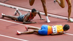 Niederländische Läuferin Sifan Hassan beim 1500 m Qualifikationsrennen © IMAGO / Pro Shots 