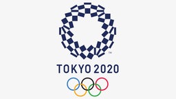 Logo der Olympischen Sommerspiele 2020 in Tokio. © The Tokyo Organising Committee of the Olympic and Paralympic Games